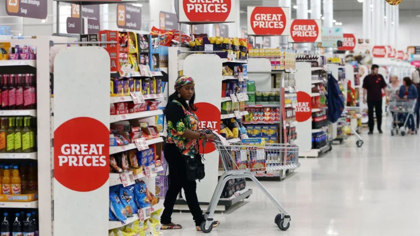 Britain's annual inflation rate fell less than expected last month.
