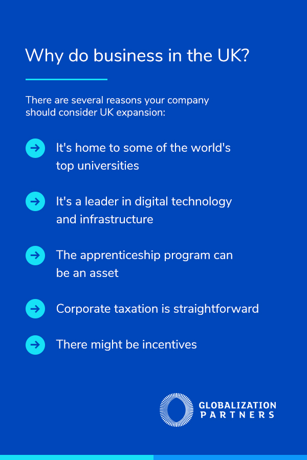 why do business in the uk?