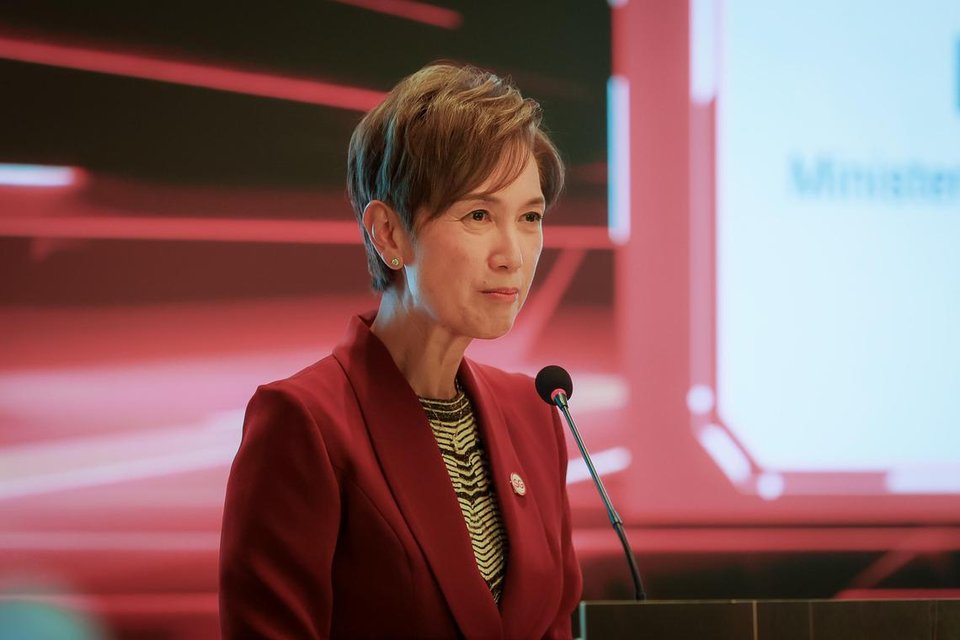 Minister for Digital Development and Information Josephine Teo said Singapore must try to prevent “cracks in our infrastructure of fact”.  ST PHOTO: GAVIN FOO
