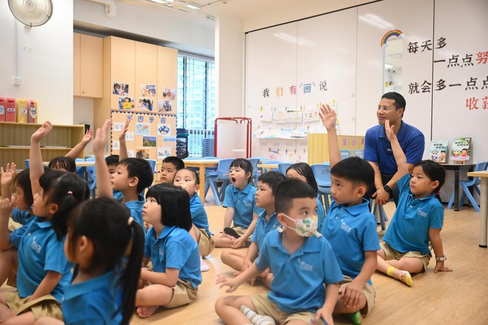 Mr Lee said there is a need to strengthen the transition from pre-school to primary school, especially through MOE kindergartens.  ST PHOTO: AZMI ATHNI
