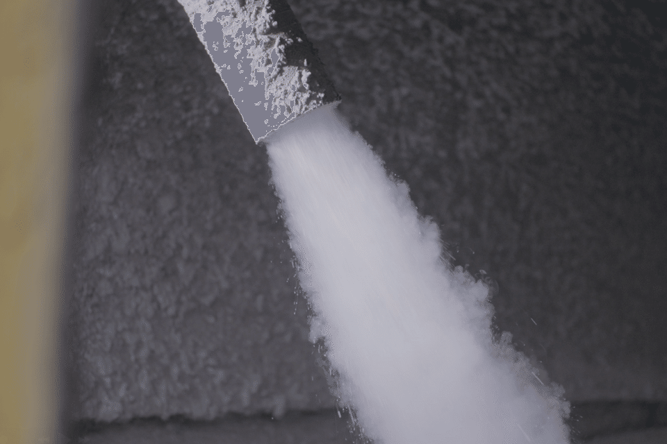 During the carbon mineralisation process, CO2 is converted into a mineral and locked into the aggregates.  PHOTO: PAN-UNITED CORPORATION