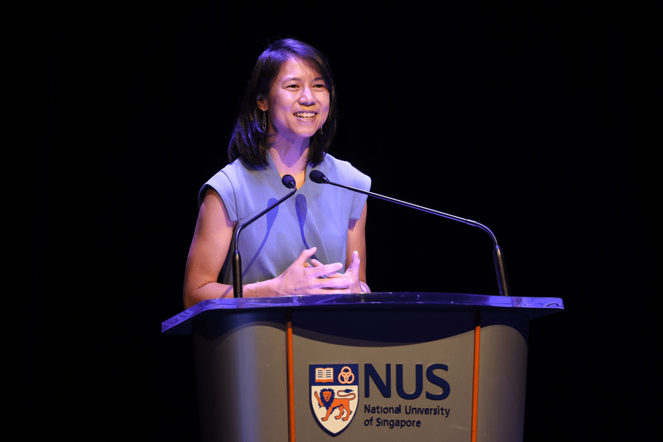 Senior Parliamentary Secretary for Sustainability and the Environment Goh Hanyan highlighted the need for companies to trial new solutions in the field and establish a track record in the emerging coastal protection sector.  ST PHOTO: JASON QUAH