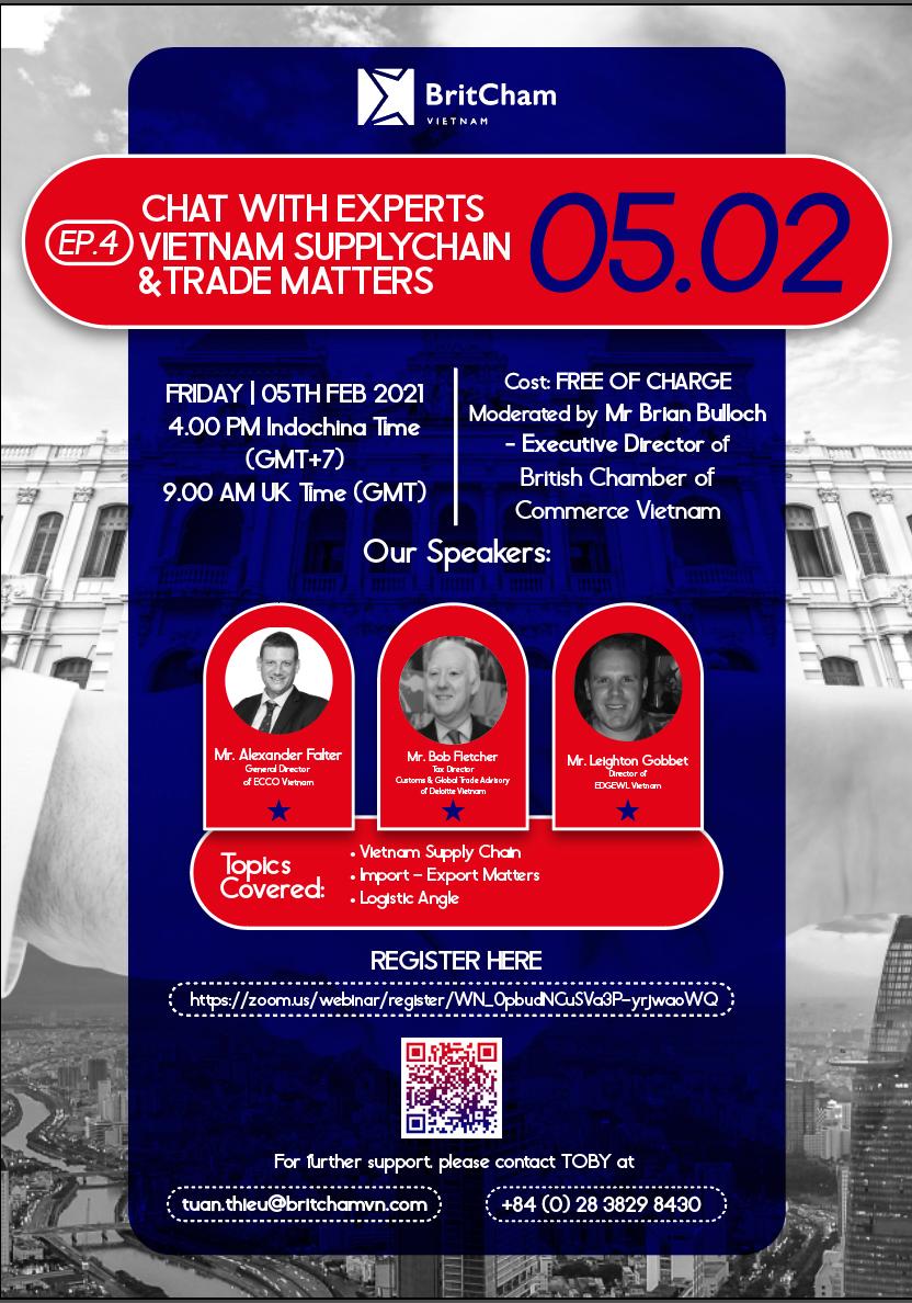 Chat with the Experts – Vietnam Supply Chain and Trade Matters