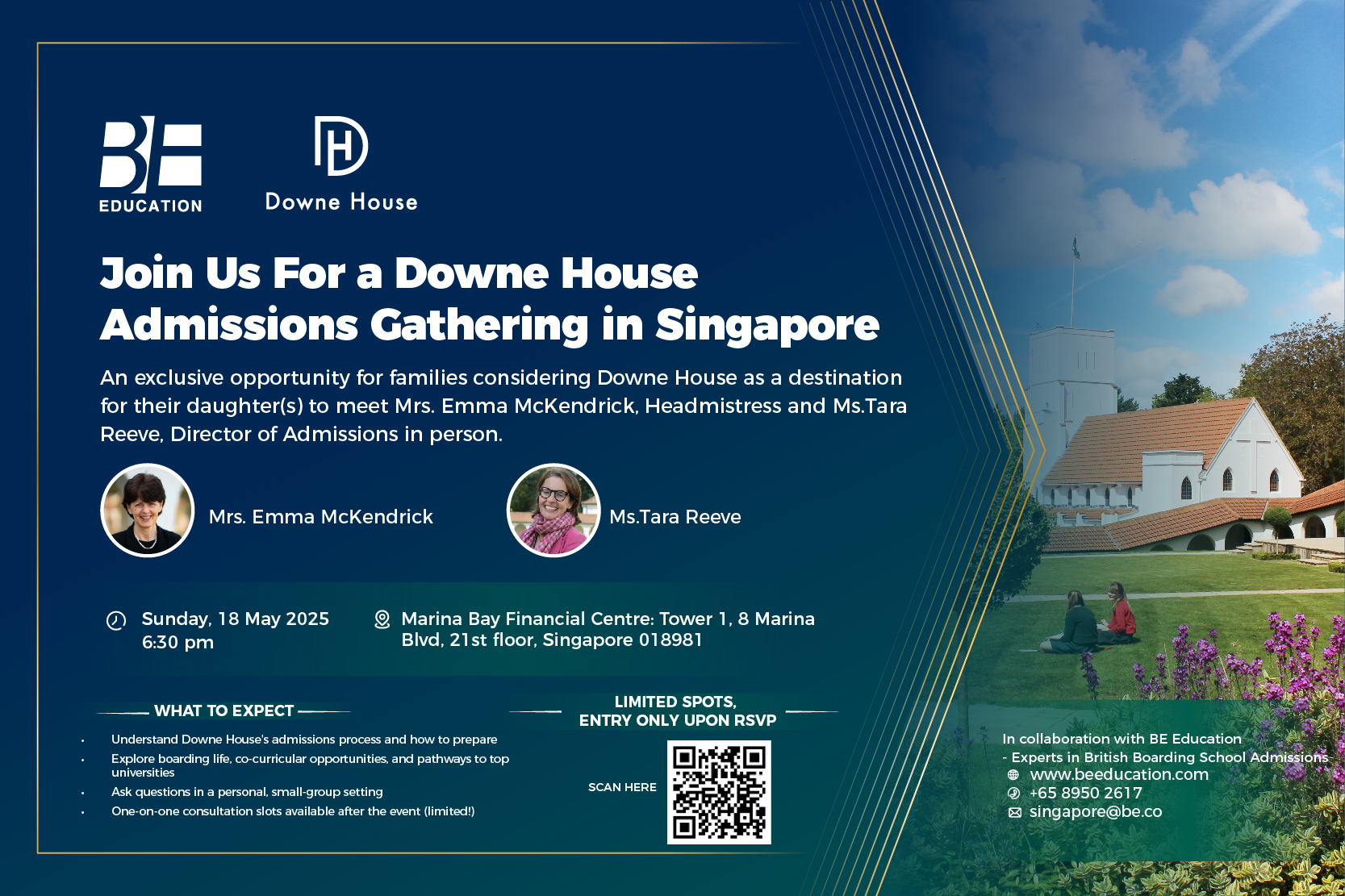 BE Education and Downe House Meet & Greet Event