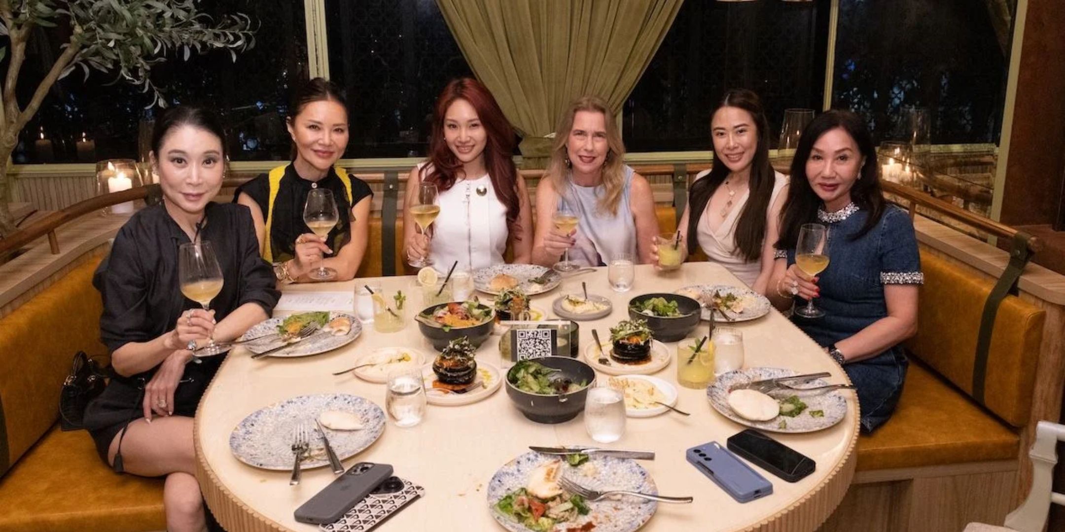 Guests at restaurant