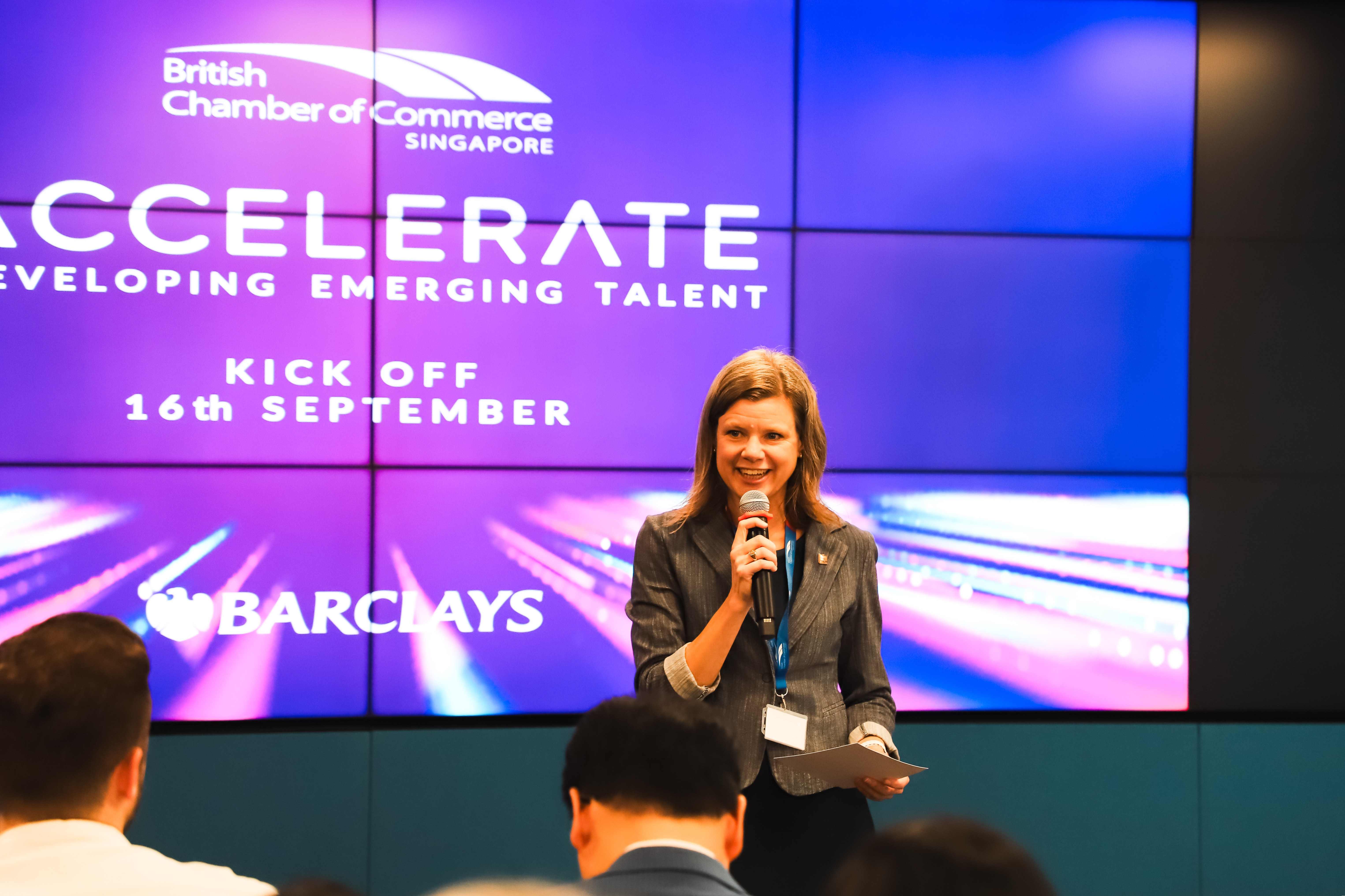 LTD Committee member Karin leading the kick-off session