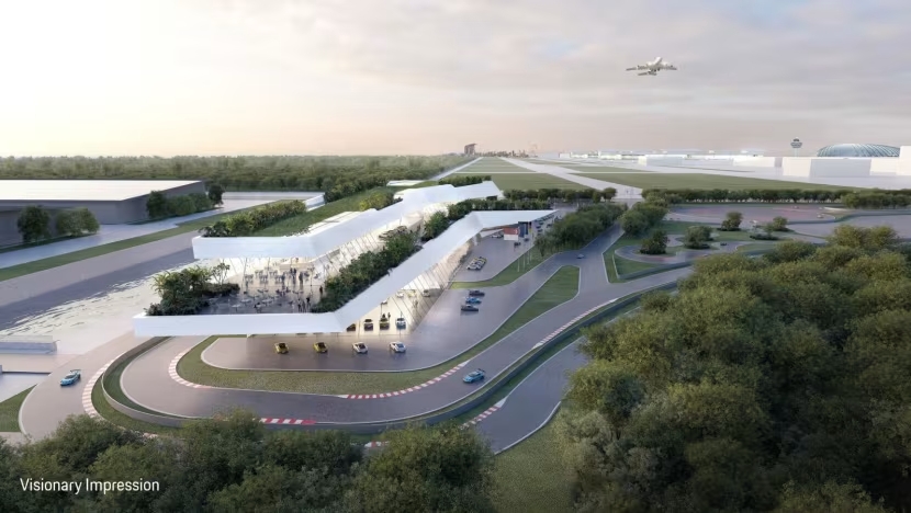 The Porsche Experience Centre in Singapore, which will be located next to Changi Exhibition Centre.