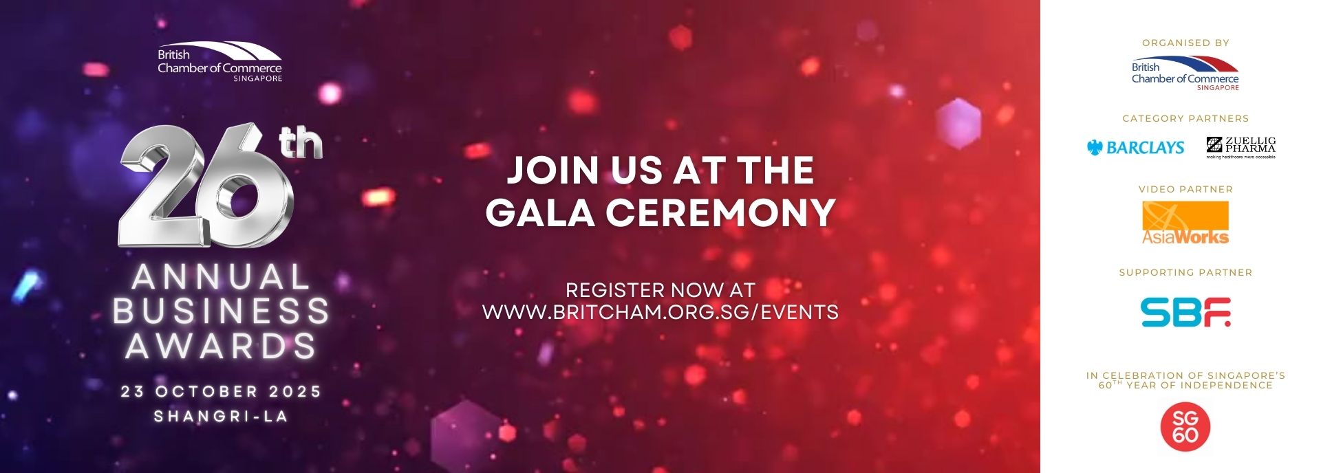 26th Annual Business Awards - Final entry by 25th July