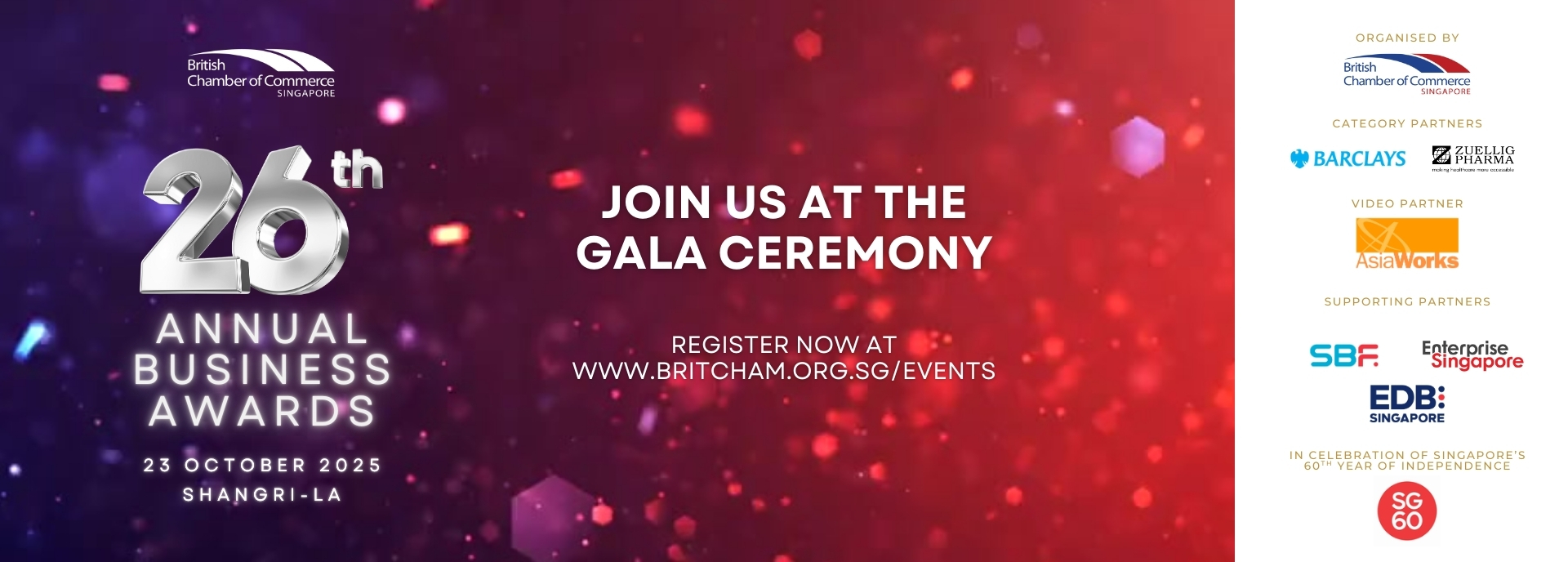 26th Annual Business Awards - Join us at the Gala Ceremony