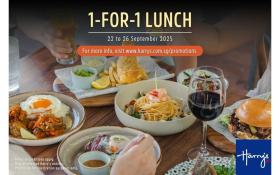 Harry's new weekday 1-for-1 lunch special